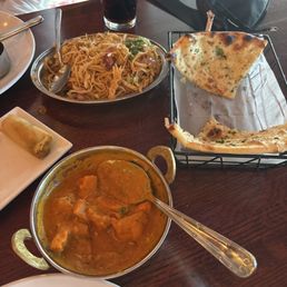 This is half way through our meal and I am stuffed!  Have takeaway!