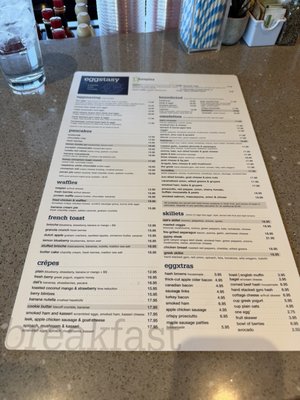 Menu photo 4 Eggstasy Mesa, AZ