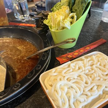 So Hot Hotpot - Noodles, Napa Cabbage, and spinach - Hot Pot Near Me - Cary, North Carolina So Hot Hotpot - Noodles, Napa Cabbage, and spinach - Hot Pot Near Me - Cary, North Carolina