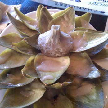 Chandler's Oceanfront Dining - Oh yeah........the artichoke shared plate is sooooooo yummy! - New American Near Me - Carlsbad, California