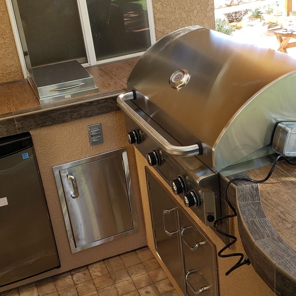 Extreme Backyard Designs - Behind the grill - Appliances Near Me - Ontario, California Extreme Backyard Designs - Behind the grill - Appliances Near Me - Ontario, California
