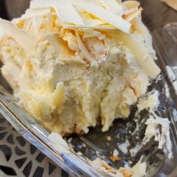 Triple Coconut Creme Pie Slice