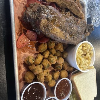 Alpha Grill BBQ - 3 meat meal. - Barbeque Near Me - Tulsa, Oklahoma