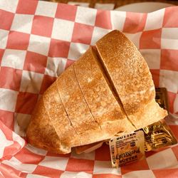 Mario's Woodfired Neapolitan Pizza & Pasta - Complimentary warm Italian bread