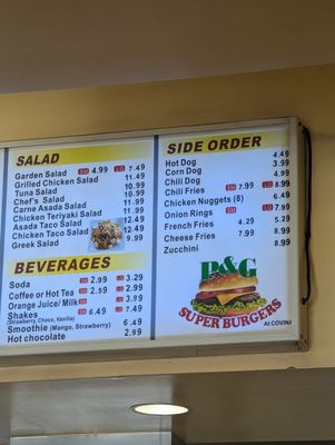 Menu photo 5 P & G Super Burger Covina, CA Menu photo 5 P & G Super Burger Covina, CA