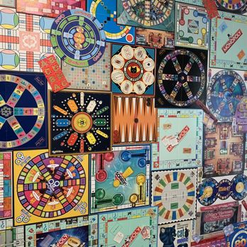Amazing Escape Room - Entry walls are covered in all kinds of board games - Escape Games Near Me - Green Brook Township, New Jersey