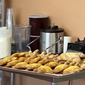 Panaderia El Angel - a tray of doughnuts on a table - Bakeries Near Me - San Jose, California Panaderia El Angel - a tray of doughnuts on a table - Bakeries Near Me - San Jose, California