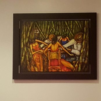Ku-Va - Fabulous artwork in front of me as I ate breakfast. - Cuban Near Me - Miami, Florida Ku-Va - Fabulous artwork in front of me as I ate breakfast. - Cuban Near Me - Miami, Florida
