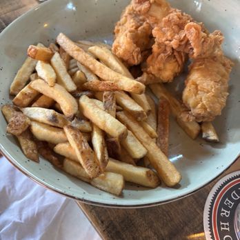 Mill Street Beer Hall - Chicken Strips and Fries - Gastropubs Near Me - Toronto, Ontario