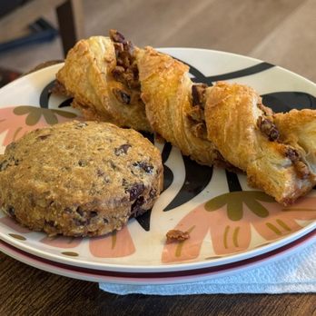 Percolatte - power scone and caramel pecan twist - Coffee & Tea Near Me - Menomonee Falls, Wisconsin