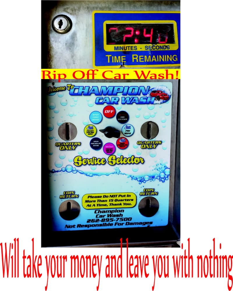 CHAMPION CAR WASH Updated July 2024 7829 S Loomis Rd, Waterford, Wisconsin Car Wash