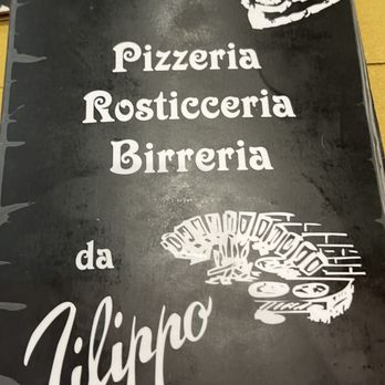 Pizzeria Da Filippo Pisa - Menu - Pizza Near Me