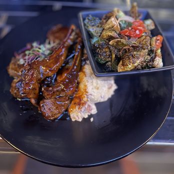 The Vault - Herb marinated grilled lamb chops - Breakfast & Brunch Near Me - Atlanta, Georgia