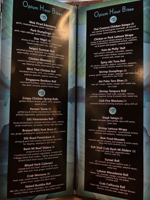 Menu photo 1 Starfish Newport Beach, CA
