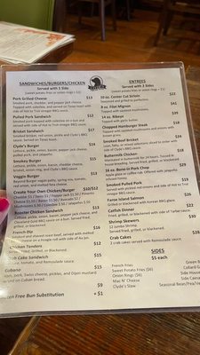 Menu photo 7 Clyde's Table and Tavern Cleveland, GA Menu photo 7 Clyde's Table and Tavern Cleveland, GA