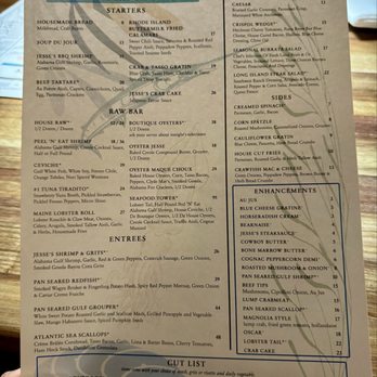 Jesse's On the Bay - Menu - Steakhouses Near Me - Gulf Shores, Alabama Jesse's On the Bay - Menu - Steakhouses Near Me - Gulf Shores, Alabama