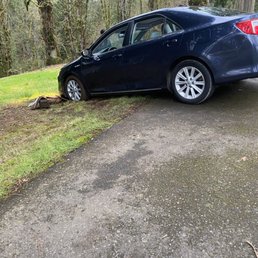 What a mess!  Thank you for extricating the offending vehicle and preventing further damage!