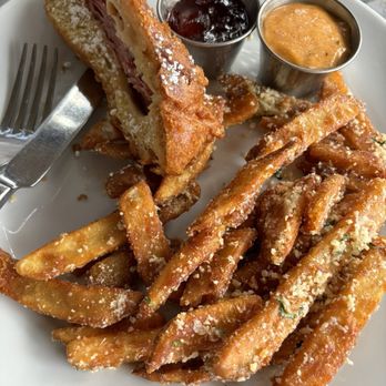 Cafe Orleans - Battered & Fried Monte Cristo Sandwich - Cajun/Creole Near Me - Anaheim, California Cafe Orleans - Battered & Fried Monte Cristo Sandwich - Cajun/Creole Near Me - Anaheim, California
