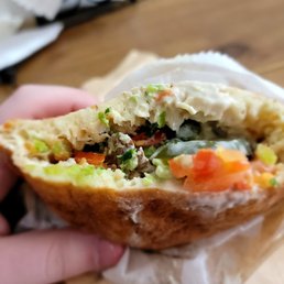 Minute steak pita Minute steak pita