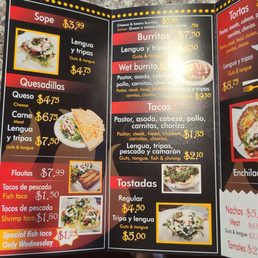 Menu Menu