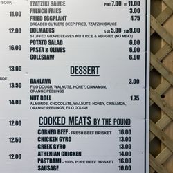 Fresh Food Deli - Menu
