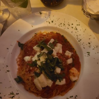Nocello - Angelhair pasta marinara,basil, mozzarella - Italian Near Me - New York, New York Nocello - Angelhair pasta marinara,basil, mozzarella - Italian Near Me - New York, New York