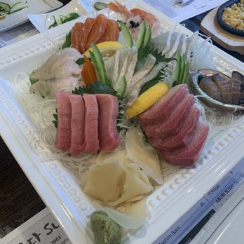 Bada Sushi - Combo sashimi with fresh fish (white filets pictured here, a very popular and traditional cut of sashimi in Korea!) - Japanese Near Me - Rowland Heights, California Bada Sushi - Combo sashimi with fresh fish (white filets pictured here, a very popular and traditional cut of sashimi in Korea!) - Japanese Near Me - Rowland Heights, California