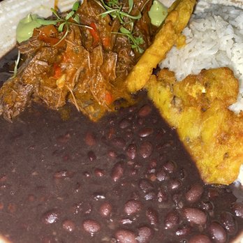 Cafe La Trova - Skirt steak ropa vieja dish - Cocktail Bars Near Me - Miami, Florida