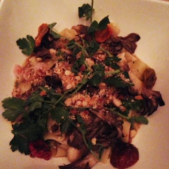 The Acorn - Hen of the woods, pasta! - Vegan Near Me - Vancouver, British Columbia