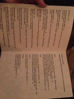 Menu photo 7 Bar Kismet Halifax, NS Menu photo 7 Bar Kismet Halifax, NS