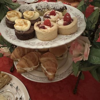 Knightsville Cafe - Delicious sweet and savory items offered after or soup and salad course that came with scones and clotted cream. - Ice Cream & Frozen Yogurt Near Me - Summerville, South Carolina