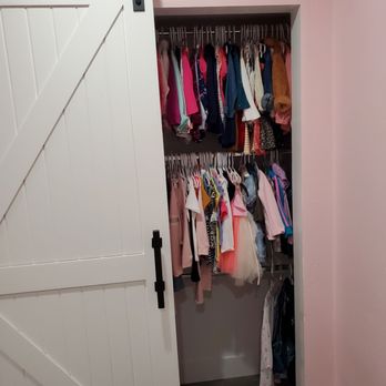 Home Closet Organizers - installer asked for baby clothes prior to install to know exact spacing... GENIUS! - Home Organization Near Me