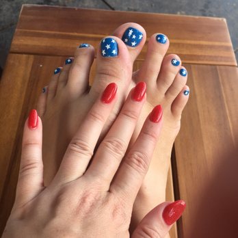 Heights Nail Spa - Fresh for the upcoming Fourth of July festivities. - Nail Salons Near Me - Houston, Texas Heights Nail Spa - Fresh for the upcoming Fourth of July festivities. - Nail Salons Near Me - Houston, Texas