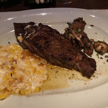 Steak 44 - Ribeye, mushrooms and Corn Crème Brûlée - Steakhouses Near Me - Phoenix, Arizona Steak 44 - Ribeye, mushrooms and Corn Crème Brûlée - Steakhouses Near Me - Phoenix, Arizona