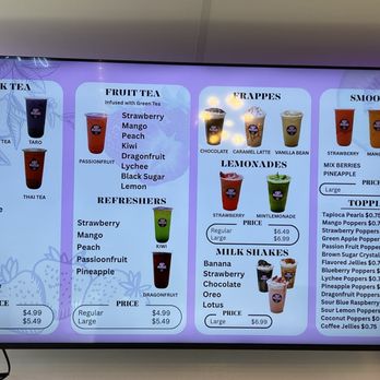Sip N Snacks - Menu - Bubble Tea Near Me - Arlington Heights, Illinois