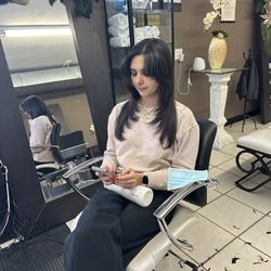 Karla's Hair Salon - After the Brazilian blowout treatment haircut and blowdry