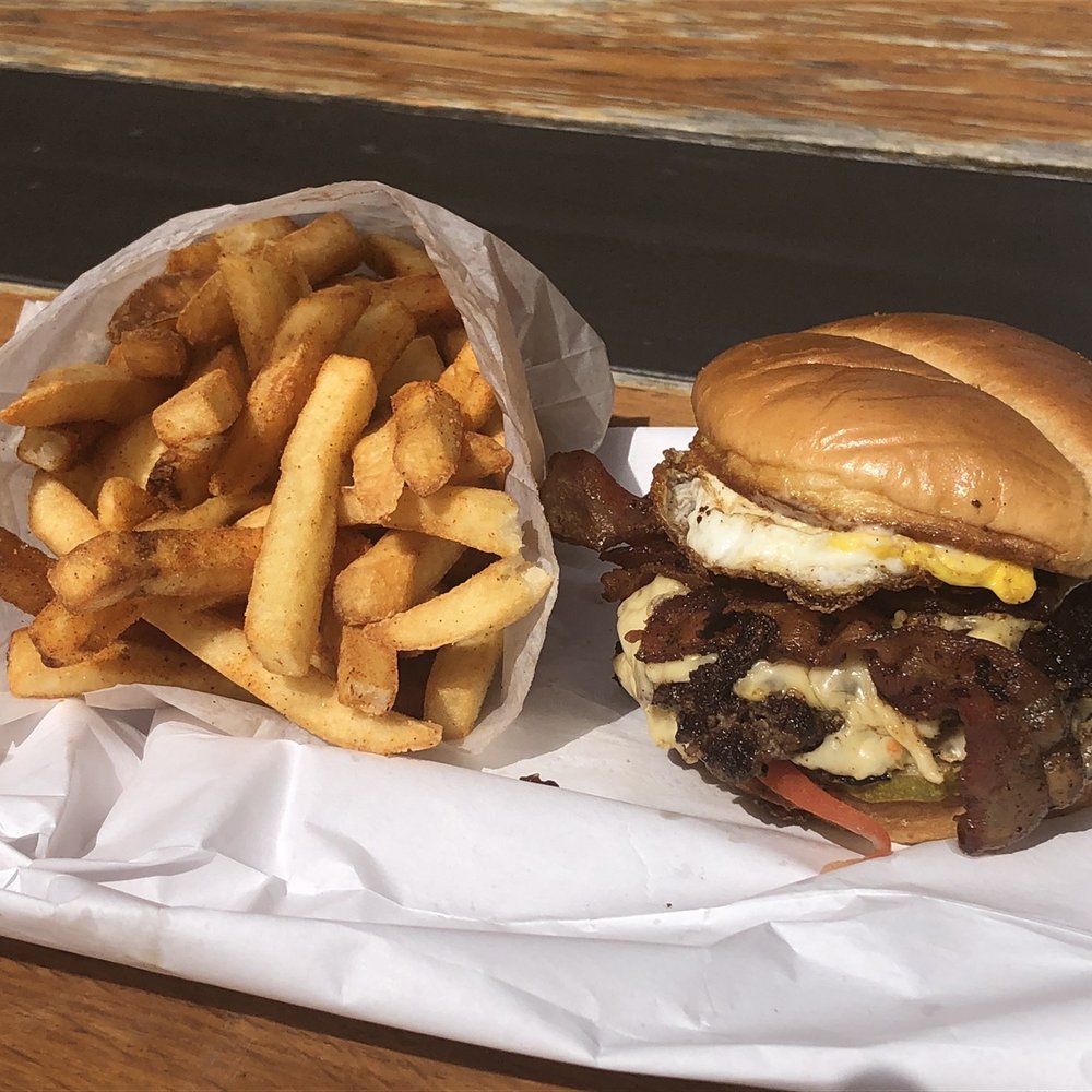 SAUCED. - Double Smash Burger & "Seasoned" Fries - American Near Me - Kansas City, Missouri SAUCED. - Double Smash Burger & "Seasoned" Fries - American Near Me - Kansas City, Missouri