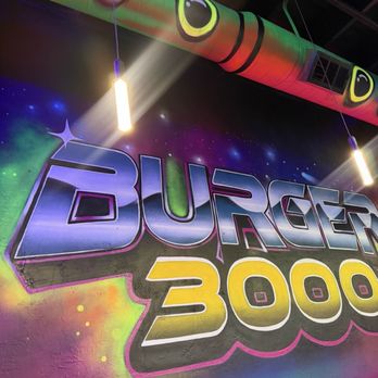 Burger 3000 - Great vibe on the interior - Fast Food Near Me - North Hollywood, California