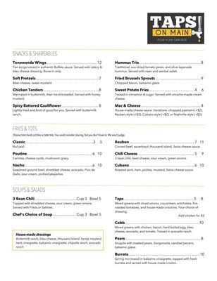 Menu photo 8 Taps on Main Kansas City, MO Menu photo 8 Taps on Main Kansas City, MO