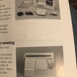 Sew Creative - Pictures of my sewing machine...see where the foot control fits?  Is it there?  Did we overlook it?  573-489-4355