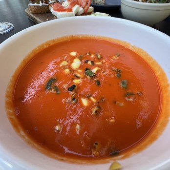 Postino East - Red pepper and corn soup - Wine Bars Near Me - Gilbert, Arizona Postino East - Red pepper and corn soup - Wine Bars Near Me - Gilbert, Arizona