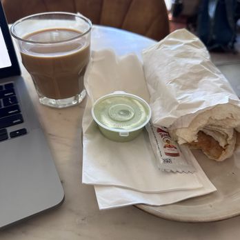 Thunder Road Cafe - Americano and meatless Burrito - Coffee & Tea Near Me - West Hollywood, California Thunder Road Cafe - Americano and meatless Burrito - Coffee & Tea Near Me - West Hollywood, California