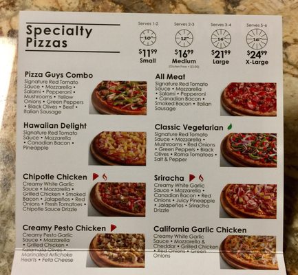 Menu photo 7 Pizza Guys Santa Clara, CA Menu photo 7 Pizza Guys Santa Clara, CA