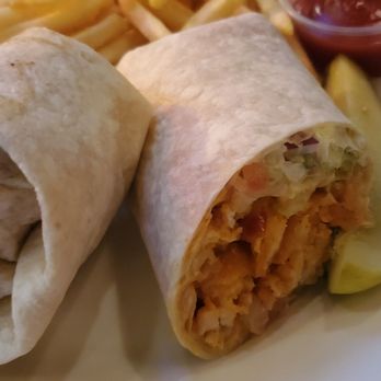 The Loon Cafe - Buffalo chicken wrap - Bars Near Me - Saint Paul, Minnesota
