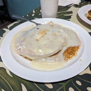 808 Grindz Cafe - Macadamia nut short stack with Macnilla syrup. Amazing! - Cafes Near Me - Lahaina, Hawaii 808 Grindz Cafe - Macadamia nut short stack with Macnilla syrup. Amazing! - Cafes Near Me - Lahaina, Hawaii