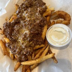 Cheese fries (add chili). 1/27/2024