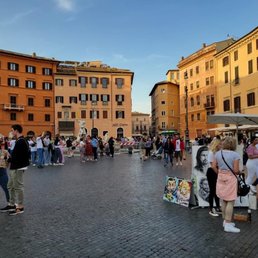 The Piazza Navona at dusk The Piazza Navona at dusk