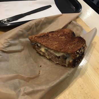 Newfangled Kitchen - The mushroom Swiss meatloaf sandwich on wheat. - Salad Near Me - Bexley, Ohio