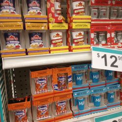 Rexall Pharmaplus - Canadian themed Christmas ornaments, lol. All Dressed Chips! Ketchup Chips! Whoo hoo!