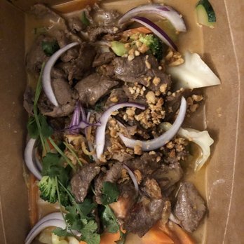 Thai Table  - Beef Peanut Sauce Mixed Vegetable YUM! - Thai Near Me - Berkeley, California